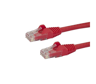 StarTech.com Câble réseau Cat6 Gigabit UTP sans crochet de 2m - Cordon Ethernet RJ45 anti-accroc - M/M - Rouge