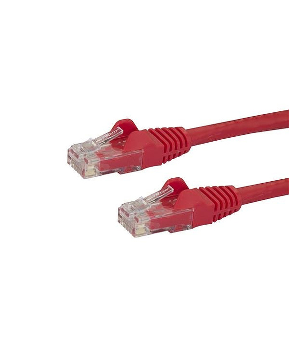 StarTech.com Câble réseau Cat6 Gigabit UTP sans crochet de 2m - Cordon Ethernet RJ45 anti-accroc - M/M - Rouge StarTech.com Câble réseau Cat6 Gigabit UTP sans crochet de 2m - Cordon Ethernet RJ45 anti-accroc - M/M - Rouge