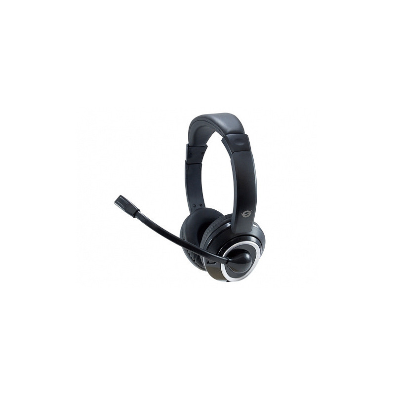 Conceptronic POLONA02BA écouteur/casque Avec fil Arceau Jouer Noir