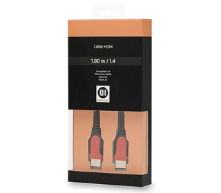 D2 Diffusion D2HDMI500MU câble HDMI 5 m HDMI Type A (Standard) Noir, Rouge