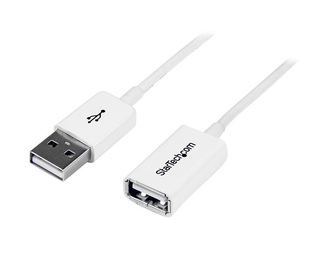 StarTech.com Câble Rallonge USB 3m - Câble USB 2.0 A-A Mâle / Femelle - Blanc