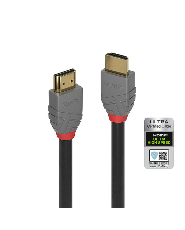 Lindy 36952 câble HDMI 1 m HDMI Type A (Standard) Noir