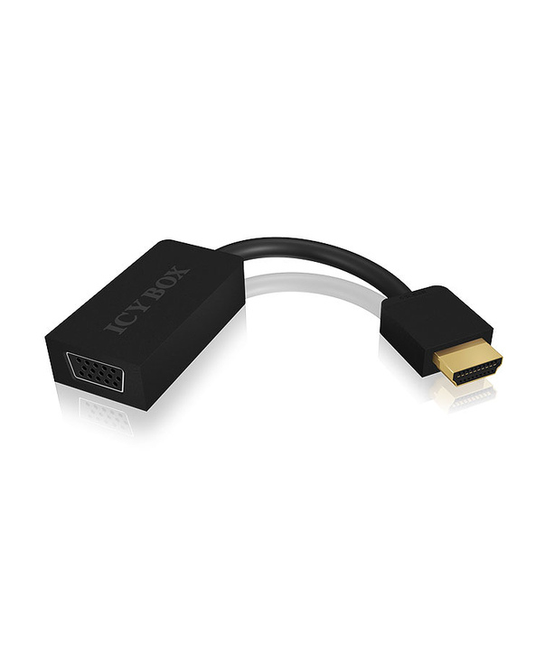 ICY BOX IB-AC502 VGA (D-Sub) HDMI Type A (Standard) Noir