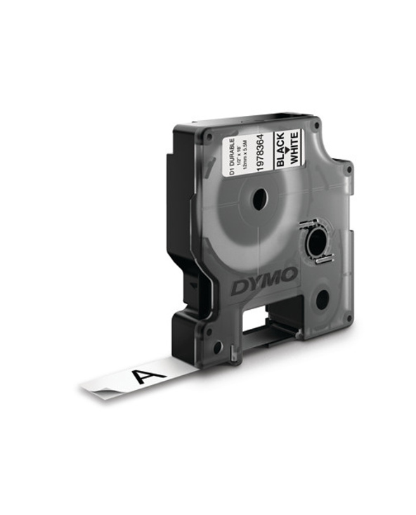 DYMO D1 - Durable Étiquettes - Noir sur blanc - 12mm x 5.5m