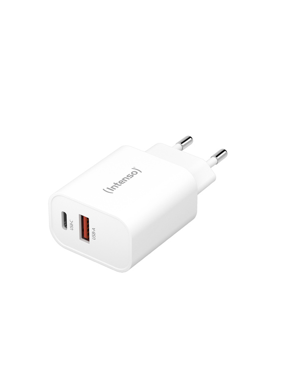 Intenso POWER ADAPTER USB-A/USB-C/7803012 Universel Blanc Secteur Charge rapide Intérieure