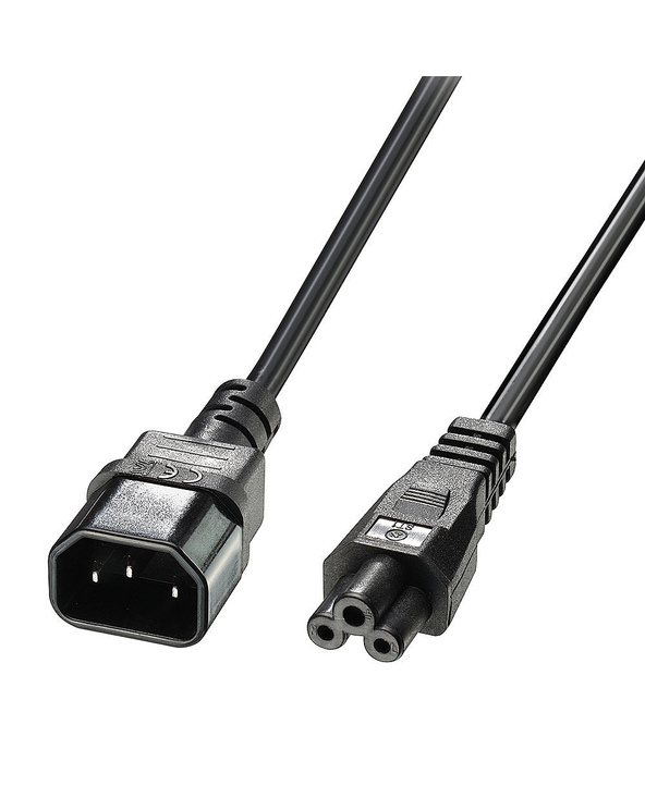 Lindy 30342 câble électrique Noir 3 m Coupleur C14 Coupleur C5