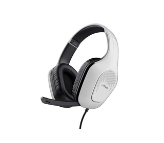 Trust GXT 415W Zirox Casque Avec fil Arceau Jouer Blanc