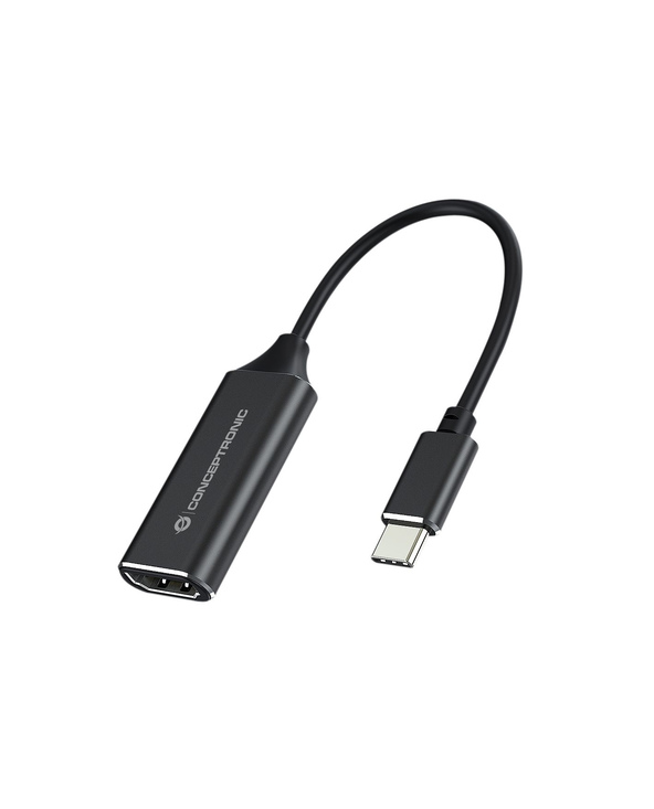 Conceptronic ABBY03B câble vidéo et adaptateur HDMI Type A (Standard) USB Type-C Noir