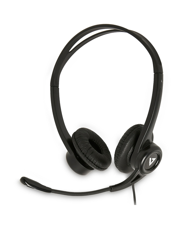 V7 Casque stéréo USB Essentials avec microphone