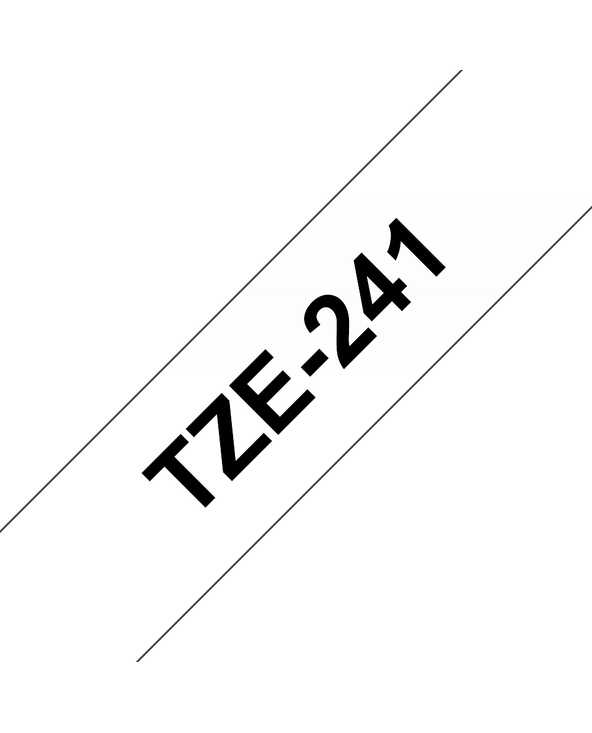 Brother TZE-241 ruban d'étiquette Noir sur blanc