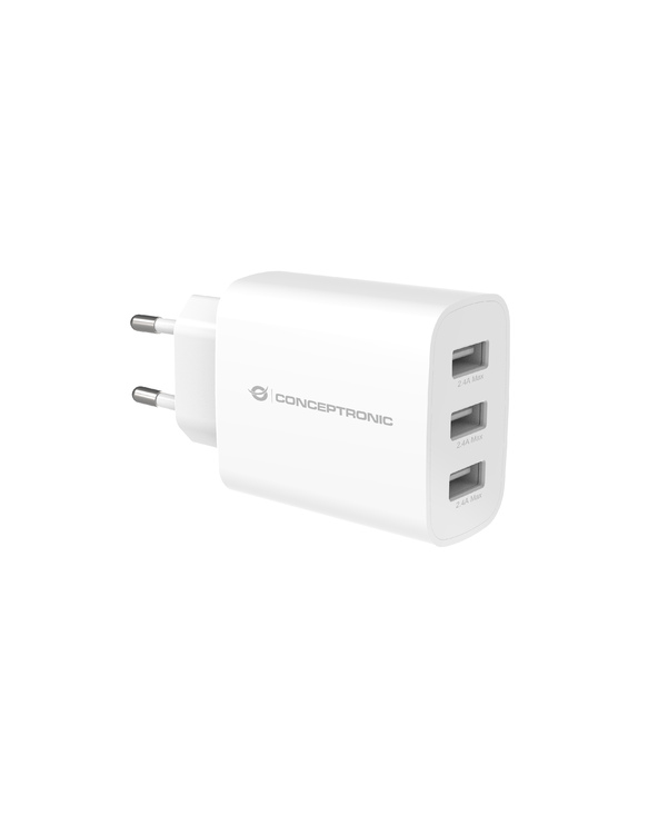 Conceptronic ALTHEA13W chargeur d'appareils mobiles Universel Blanc Secteur Intérieure