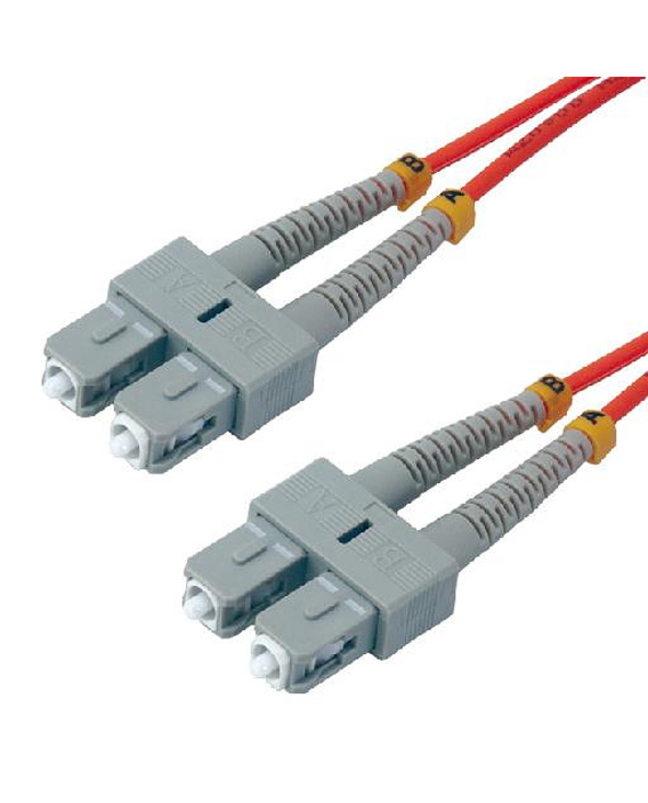 MCL SC/SC câble InfiniBand et à fibres optiques 1 m Gris, Rouge