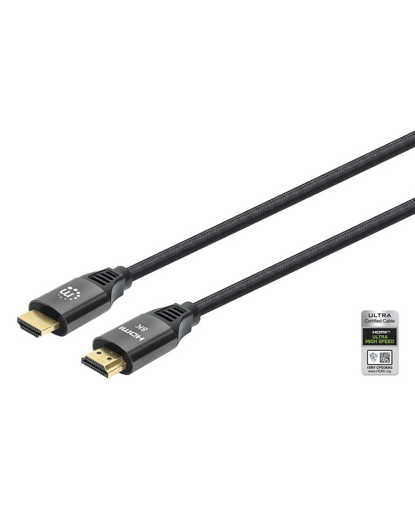Manhattan 355957 câble HDMI 3 m HDMI Type A (Standard) Noir Manhattan 355957 câble HDMI 3 m HDMI Type A (Standard) Noir