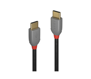 Lindy 36872 câble USB 2 m USB 2.0 USB C Noir, Gris