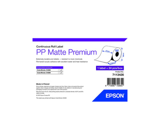 Epson 7113426 étiquette à imprimer Blanc Imprimante d'étiquette adhésive