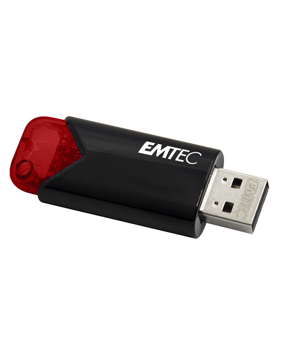 Emtec Click Easy lecteur USB flash 256 Go USB Type-A 3.2 Gen 1 (3.1 Gen 1) Noir, Rouge