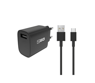 2GO 795817 chargeur d'appareils mobiles Universel Noir Secteur Charge rapide Intérieure