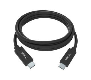 Vision TC 2MUSBC/BL câble USB 2 m USB 3.2 Gen 1 (3.1 Gen 1) USB C Noir