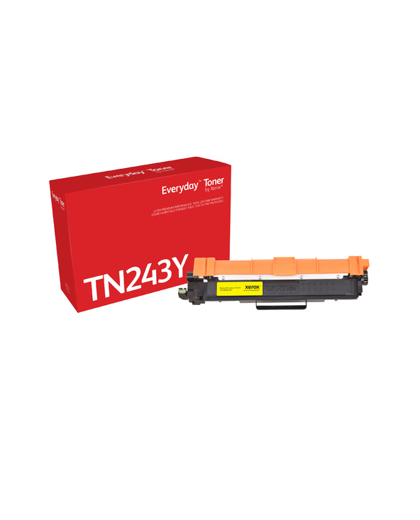 Everyday Toner Jaune  de Xerox compatible avec Brother TN-243Y, Capacité standard