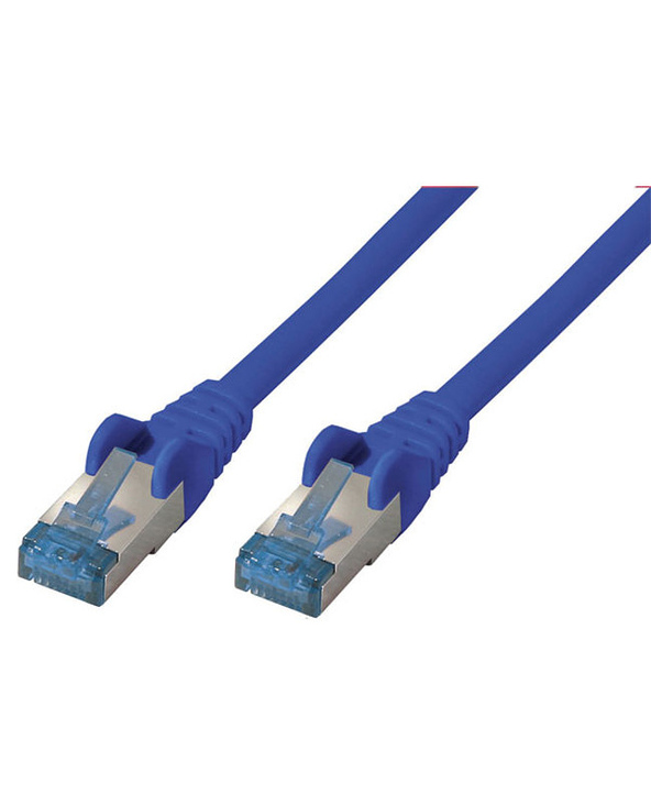 S/CONN Cat6a, 0.5m câble de réseau Bleu 0,5 m S/FTP (S-STP)