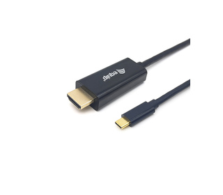 Equip 133412 câble vidéo et adaptateur 2 m USB Type-C HDMI Type A (Standard) Noir