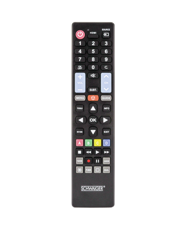 Schwaiger UFB100U533 télécommande TV Appuyez sur les boutons