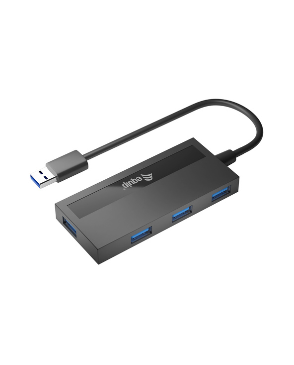 Equip 128956 hub & concentrateur USB 3.2 Gen 1 (3.1 Gen 1) Type-A 5000 Mbit/s Noir
