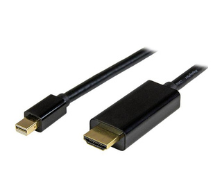 StarTech.com Câble adaptateur Mini DisplayPort vers HDMI de 1 m - M/M - 4K - Noir