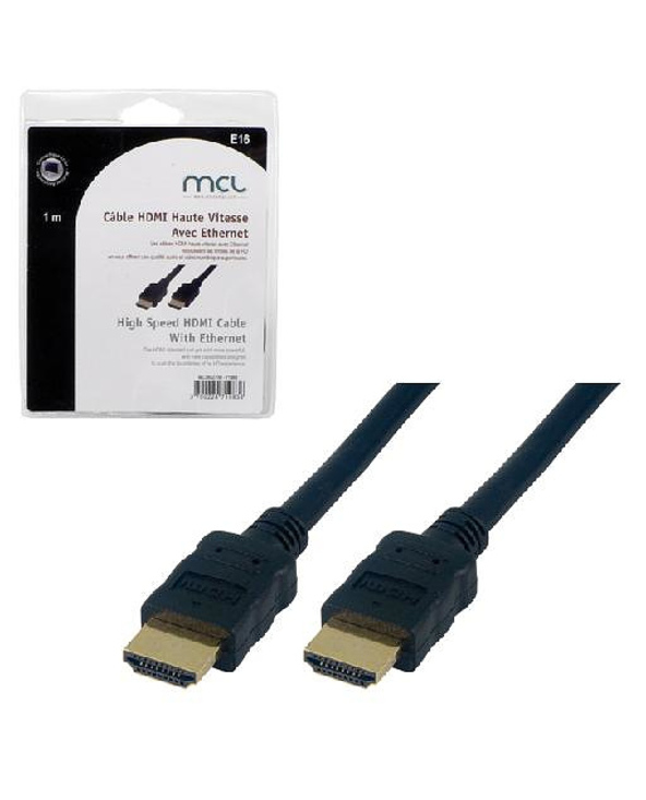 MCL 1m HDMI-Ethernet câble HDMI HDMI Type A (Standard) Noir