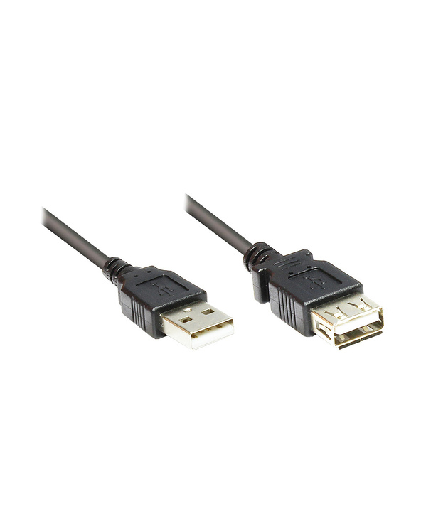 Alcasa 2511-OF2S câble USB 1,8 m USB 2.0 USB A Noir