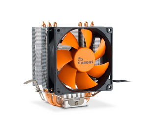 Inter-Tech Argus SU-200 Processeur Refroidisseur 9,2 cm Noir, Orange