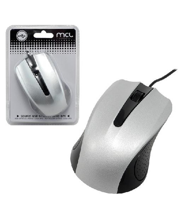 MCL SS-212U souris Bureau Ambidextre USB Type-A Optique 1200 DPI