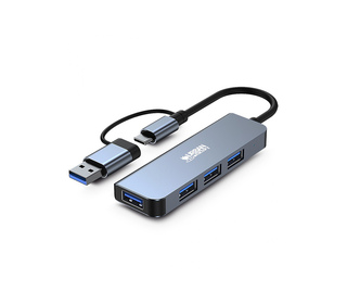 Urban Factory MHC35UF station d'accueil Avec fil USB 3.2 Gen 1 (3.1 Gen 1) Type-A Gris