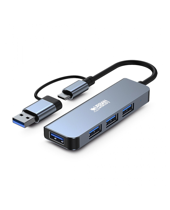 Urban Factory MHC35UF station d'accueil Avec fil USB 3.2 Gen 1 (3.1 Gen 1) Type-A Gris