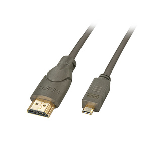 Lindy 41350 câble HDMI 0,5 m HDMI Type A (Standard) HDMI Type D (Micro) Noir