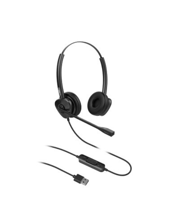Fanvil HT302-U écouteur/casque Avec fil Arceau Bureau/Centre d'appels USB Type-A Noir
