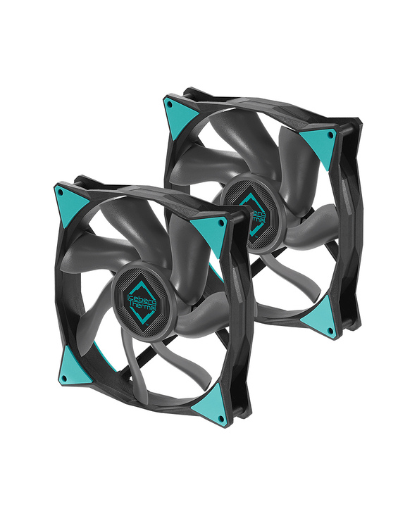 Iceberg Thermal IceGALE Xtra Boitier PC Ventilateur 14 cm Noir 2 pièce(s)