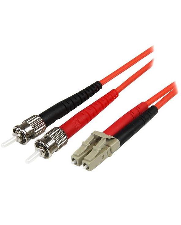 StarTech.com Câble Réseau - Jarretière Fibre Optique Duplex Multimode 50/125 OM2 LC - ST - LSZH - 5 m