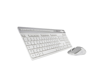 Bluestork BS-PACK-WL-OFFICE-FR clavier Souris incluse Universel RF sans fil Français Blanc