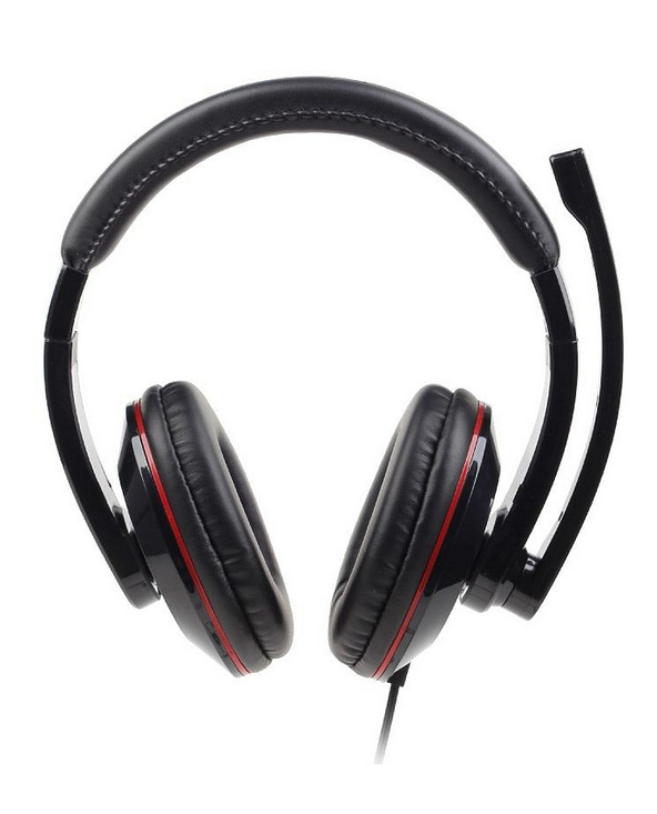 Gembird MHS-U-001 écouteur/casque Avec fil Arceau Appels/Musique Noir