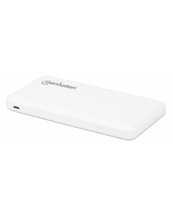 Manhattan 406277 banque d'alimentation électrique Lithium Polymère (LiPo) 10000 mAh Blanc
