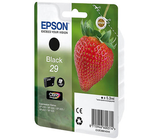 Epson Strawberry 29 K cartouche d'encre 1 pièce(s) Original Rendement standard Noir