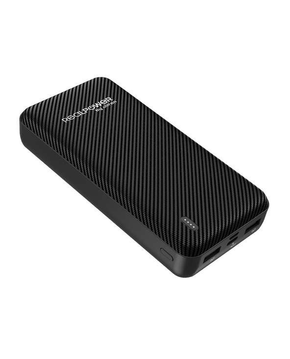 RealPower PB-20000 SE Lithium Polymère (LiPo) 20000 mAh Noir