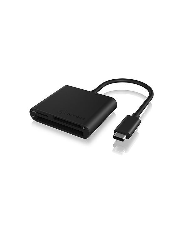 ICY BOX IB-CR301-C3 lecteur de carte mémoire USB 3.2 Gen 1 (3.1 Gen 1) Type-C Noir