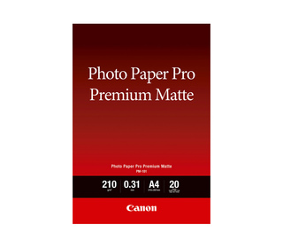 Canon Papier photo A4 Premium Mat PM-101 - 20 feuilles