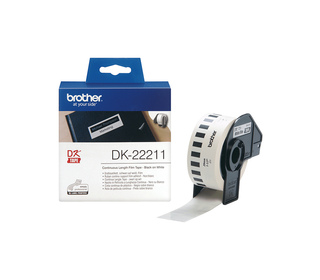 Brother DK-22211 - Rouleau d'étiquettes original – Blanc, 29 mm x 15,24 m