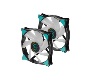 Iceberg Thermal IceGALE ARGB Boitier PC Ventilateur 14 cm Noir 2 pièce(s)