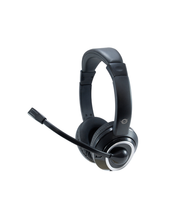 Conceptronic POLONA Casque Avec fil Arceau Appels/Musique USB Type-A Noir