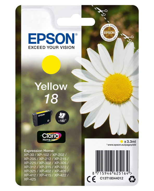Epson Daisy Cartouche "Pâquerette" 18 - Encre Claria Home J
