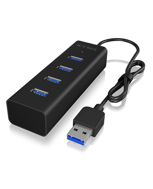 ICY BOX IB-HUB1409-U3 USB 3.2 Gen 1 (3.1 Gen 1) Type-A 5000 Mbit/s Noir